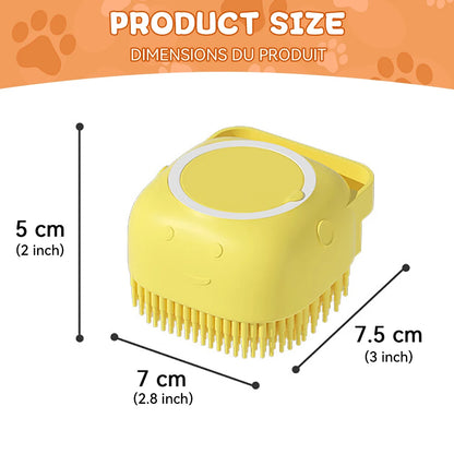 Soft Silicone Pet Bath Brushats Shower Grooming Tool