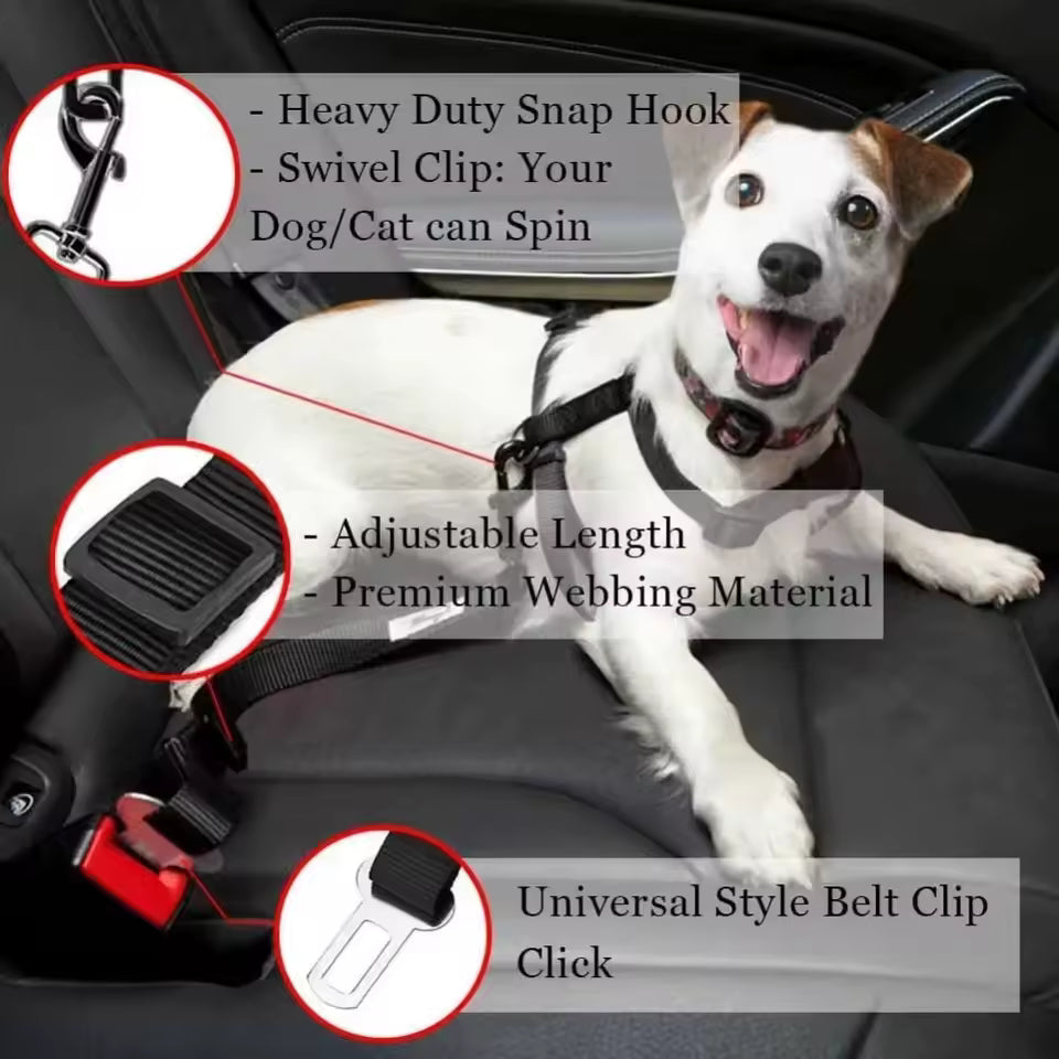 Adjustable Pet Car Seatbelt